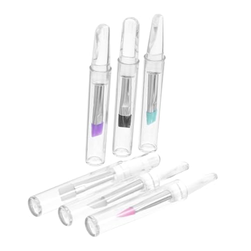 Beaupretty Juego De 6 Pinceles Rizadores De Pestañas: Sombra De Ojos Con Purpurina, Juego De Pinceles Para Cejas, Herramientas De Maquillaje Para Mujer, Portátiles Y Fáciles De Transportar.