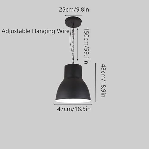 Lustre couvercle de pot suspension moderne pour sublimer un plafond bas - 4