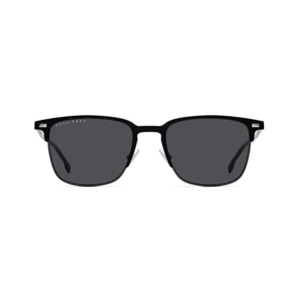 Hugo Boss Men's Boss 1019/s Sunglasses, Matt Black, 54 mm - Image 3