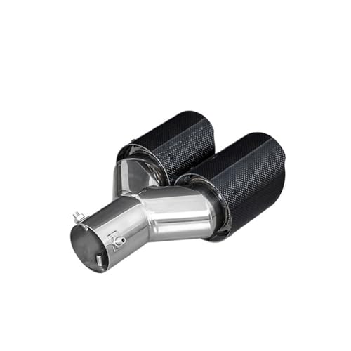 Embout d'échappement voiture double sortie en inox pour tube arrière de silencieux