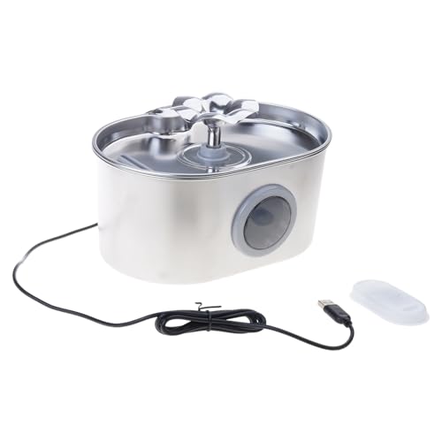 Fuente automática para beber gatos acero inox 2.6L