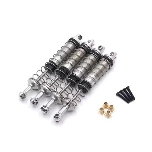 Amortisseurs RC MN 999 en métal hydraulique argent pour amélioration de voiture 1/10