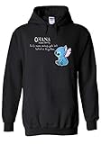 disney hoodie 4xl 100% Baumwolle Disney Lilo and Stitch Ohana Cool Novelty Black Men Women Unisex Hooded Sweatshirt Hoodie-XXL