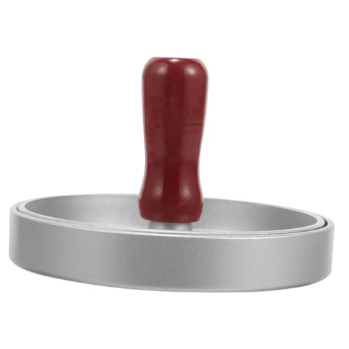 POPETPOP 1pc Shape Burger Meat Press Ergonomic Design for Easy Handling for Grilling BBQ and Cooking Space Saving Tool for Home Use Easy to Clean and Store