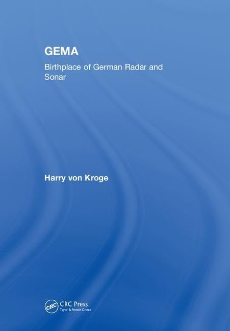 GEMA: Birthplace of German Radar and Sonar      Hardcover – January 1, 2000