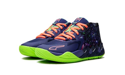 PUMA Youth MB1 JR Galaxy 376887 07 - Size 7C Elektro Blue/Green Gecko2