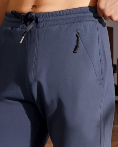 Image of Men's Regular Fit Track Pants with Zipper Pocket||Track Pants for Men