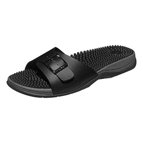Revs - Tay - Men’s Single Strap, Adjustbale, Reflexology Massage Sandals. Small Steps, Big Changes. Enjoy Health & Longevity.