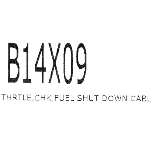 Uflex Boat Utility Cable B14X09 | Throttle Choke Fuel Shut Down 9 Feet