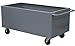 Durham Welded 14 Gauge Steel 4-Sided Solid Box Truck, 4ST-SM-3060-95, 2000 lbs Capacity, 30" Length x 60" Width x 29-1/2" Height, Gray Powder Coat Finish