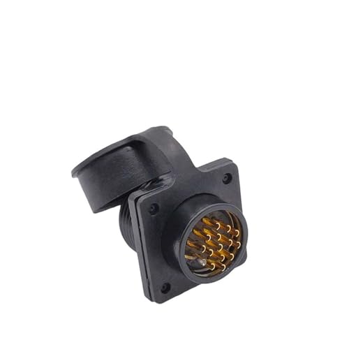 Connecteur de servomoteur YD28 YD28K4T étanche, prise aviation coudée noire 15 broches