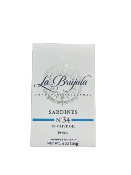 Miniatura 2 de La Brujula Sardinas En Aceite De Oliva 34 Piezas