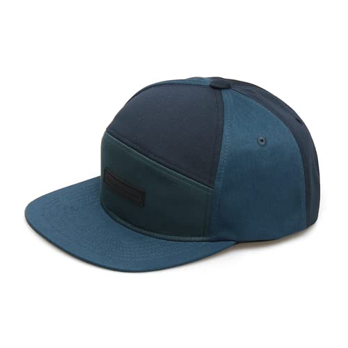 UNDERCONTROLFlat Brim Strapback Adjustable Trucker Cap Snapback for Unisex Hat Horizon Twill, Crazy Blue, Medium-Large