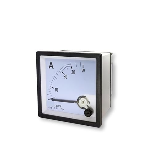 Amperímetro analógico con puntero de CC CP80 y formato compacto de 80 x 80 mm 3