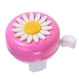 Chica Bike Bell con adorable patrón de flores hace que las bicicletas de sus hijos sean más lindas y es fácil de instalar