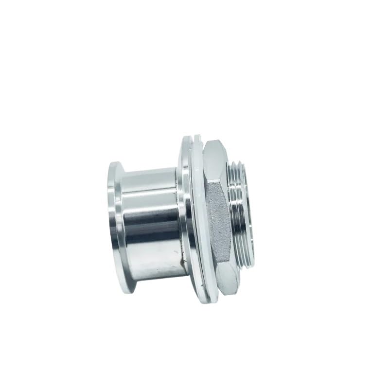 Adapter sanitarny 12,7 cm Tri Clamp do 2.5-0.6 cm 2.5-1.3 cm męski SS304, złączka przyłączeniowa do rurociągu, stal nierdzewna, 1 sztuka