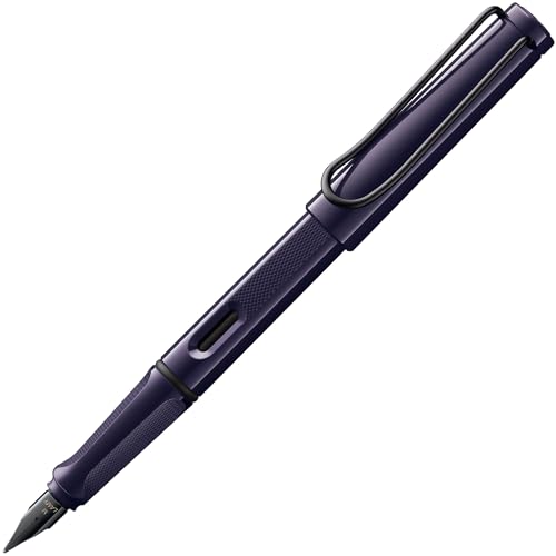 Image of Lamy Safari Meteora Fountain Pen with Polished Steel Nib in Line Width M | Lamy Fountain pen with ergonomic grip - robust ASA plastic - incl. LAMY T 10 blue ink cartridge - right-handed users