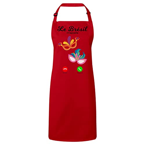 Tablier cuisine Brésil pour vos soirées de cuisine festive