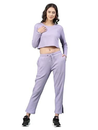 Image of Rigo Cotton Co-ord Set for Women | Round Neck, Slim Fit Tracksuit Co-ords Set for Women | Stylish Dresses for Women | Casual Wear, Beach Wear, Vacation Wear Outfit for Women
