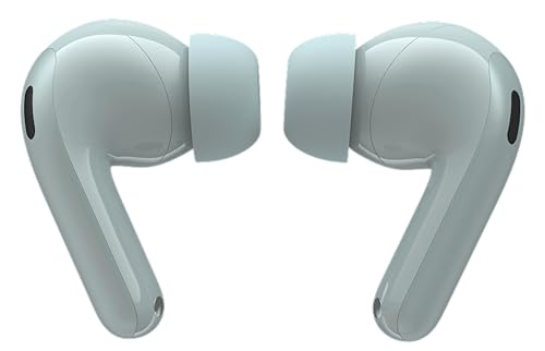 Image of Motorola Moto Buds 2 True Wireless Earbuds with 55dB Dynamic ANC, 11mm+6mm Dual Drivers, Hi-Res Audio, 53H Playback, 6-Mic AI ENC Clear Calls, Bluetooth 6.0 Dual Pairing & IP54, Pantone Gray Mist