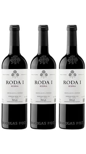 Pack 3 botellas Roda I Reserva – D.O.Ca. Rioja – 100% Tempranillo de viñedos viejos – Crianza en barrica de roble francés – Envío gratis
