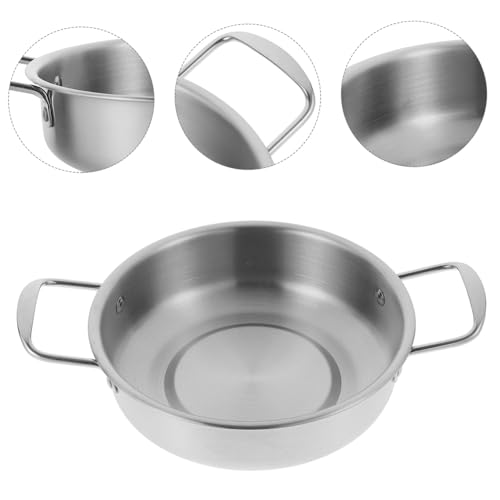Olla caliente y sartén wok de acero inoxidable versátil miniatura 4