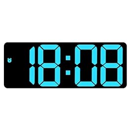 Modern Minimalist Style, Digital Screen, Battery And Plug-In, Mirror Reflective Design, Led Alarm Clocks, Versatile, Large Display, For Offices And Homes