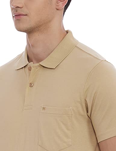 Image of Monte Carlo Mens S.Blue Plain Collar T-Shirt |22203401-167