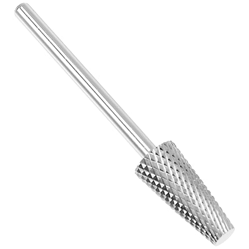 TIDTALEO pulidor de uñas maquina perforadora de uñas kit de uñas de gel clavo utensilios para uñas brocas para uñas arte de manicura brocas para decoración de uñas Acero de tungsteno Silver