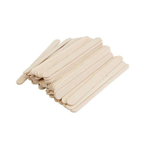 PartyKindom 200 piezas Unidades Palitos de Madera Natural para Manualidades DIY Palitos de Helado para Proyectos Escolares y Actividades Grupo
