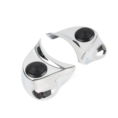Cnfang4 Motorbike Tweeter Pods Speaker Spacer 1pair for Harley Batwing Fairings 14-23 Ultra Limited FLHTK, Ultra Limited Low FLHTKL ABS Chrome