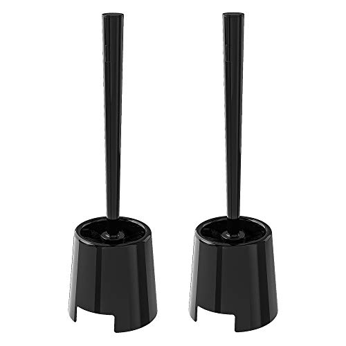 IKEA BOLMEN - Escobilla/soporte para inodoro, color negro