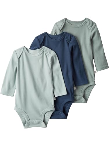 Image of little planet by carter's unisex-baby 3-pack Long Sleeve Bodysuits Made With Organic Cotton