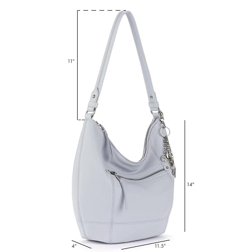 Image of The Sak Sequoia Leather Hobo Bag - Large Slouchy Shoulder Purse, Zip Pocket