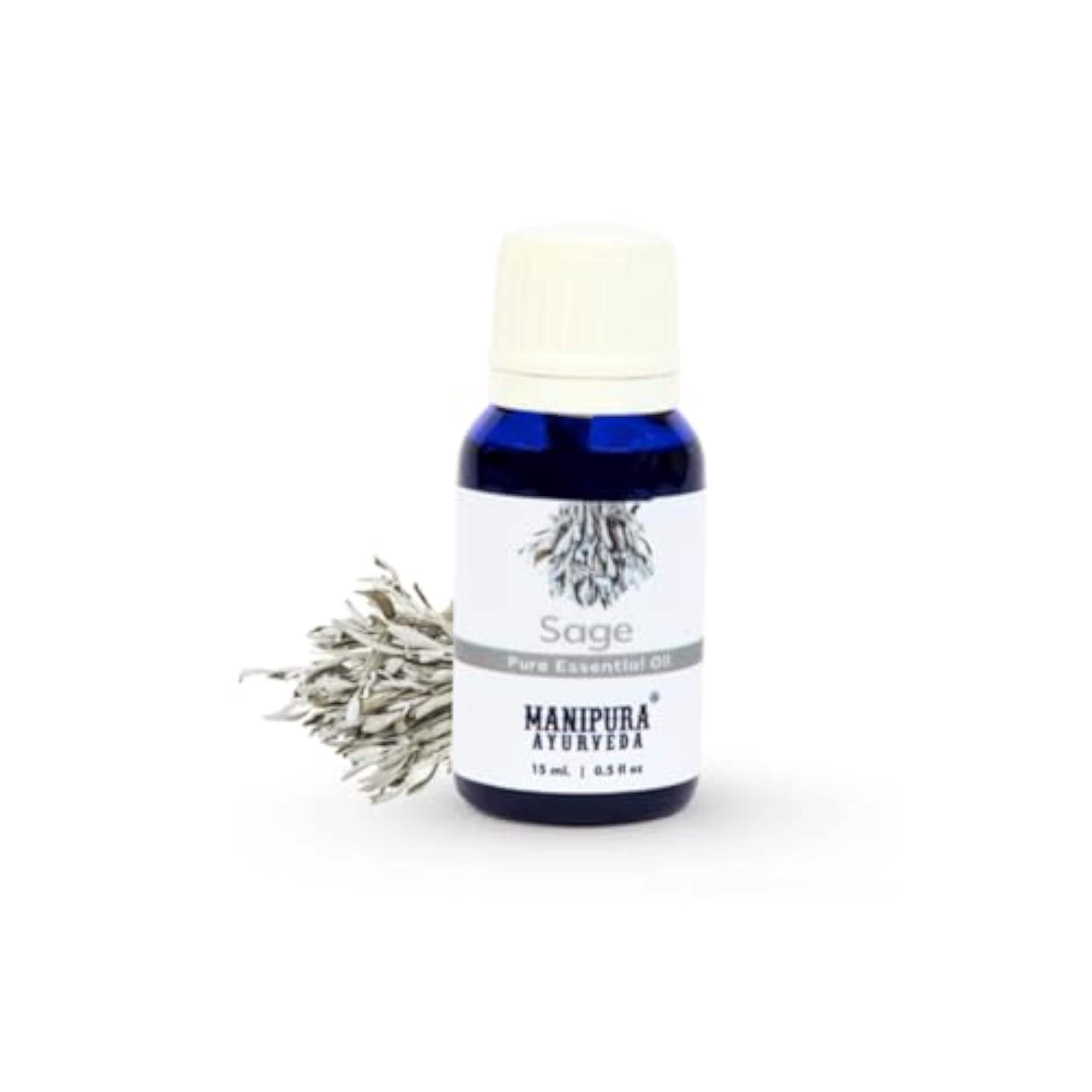 Basil & Sage Essential Oil Combo Pack, 100% Pure