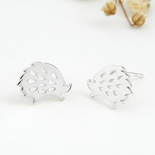Boma Jewelry Sterling Silver Hedgehog Stud Earrings3