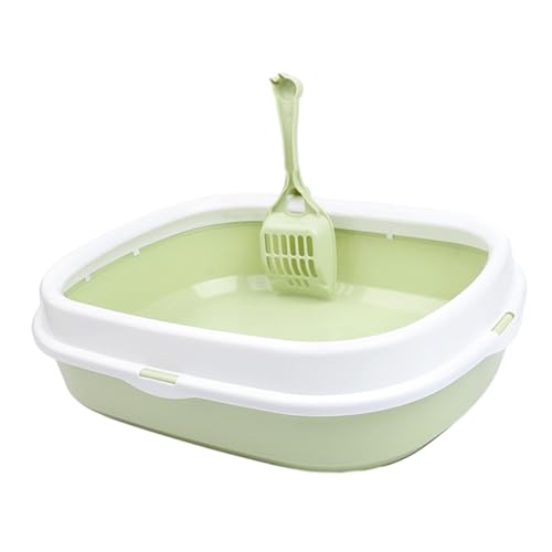 Bandeja sanitaria para gato con lados altos, verde miniatura 1