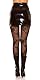 Koucla Wetlook Lederlook Rock Lack Optik Minirock mit Zip (M)
