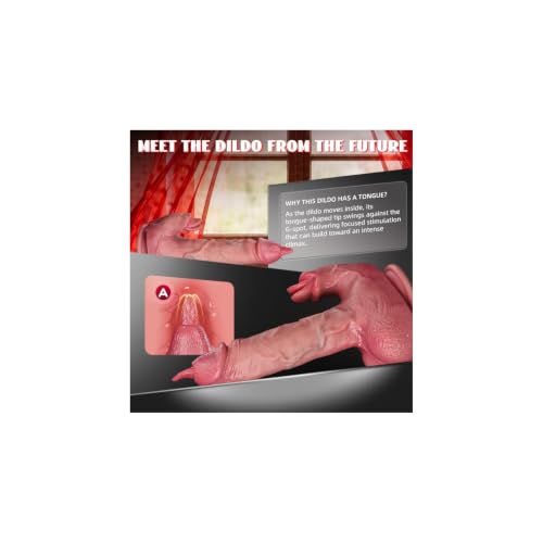 Thrusting Dildo Vibrator Realistic Tongue Dildo for Intense Pleasure - Image 5