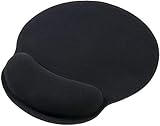 ♣【Leichte Pflege】Diese Auflage ist aus weiches Memory Schaum und rutschfeste Gummimaterial hergestellt. Es kann nicht nur die Form fuer eine lange Zeit halten, sondern auch Staub verhindern. Mit sehr weiche feine faserige Platten wird Keine Kratzer, Streifen oder Flecken verursacht. Das Mauspad wird nicht verformt und ist sehr haltbar.