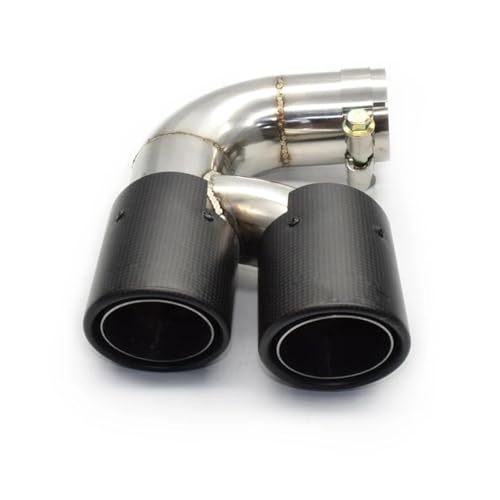 Buse Double Embout Echappement BMW F20 120i Silencieux Inox Carbone