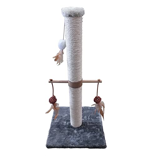 EzyReach Mittelgroßer Katzen-Kratzbaum Ultimate Kratzpsäulen für Katzen, Kratzpsäulen für Katzen,Sisalstamm, Ersatzstamm für Kratzbaum (Grau) Cover