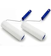 XWADJCD 9 Inch Latex Floor Self Leveling Screed Spiked Roller for Epoxy Floor, Screed Compound Ro...