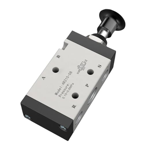 Vanne pneumatique 4L110-06 distributeur manuel 5 voies raccord 4mm - 5