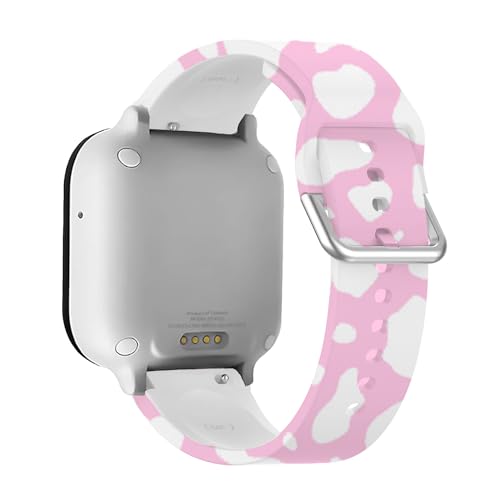Correa compatible Gabb Watch 3/2/1 patrón silicona rosa