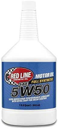 Red Line 11604 5W50 Synthetic Motor Oil - Quart