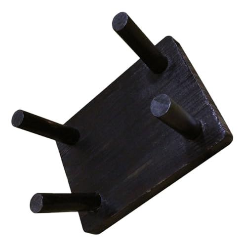 Taburete rectangular de madera para salon de te de estilo japones zen 2