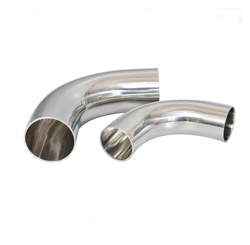 Tuyau d'échappement inox 304 coude 90 degrés pour embout de pot auto 32mm