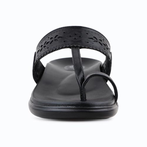 Image of Medifeet Women's Orthopedic Toe-Ring Sandals | Soft Cushioned Slip-On Comfort Slippers | Anti-Skid, Arch Support