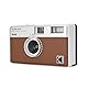 KODAK EKTAR H35 Filmkamera mit mittlerem Format, 35 mm, wiederverwendbar, ohne Fokus, leicht, einfach zu bedienen (braun) (Film und AAA-Batterie sind Nicht im Lieferumfang enthalten)